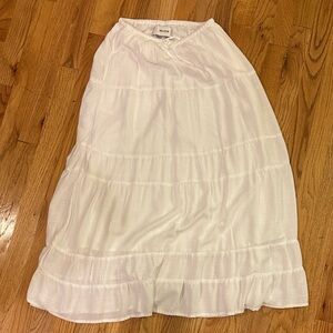 Hollister tiered maxi skirt